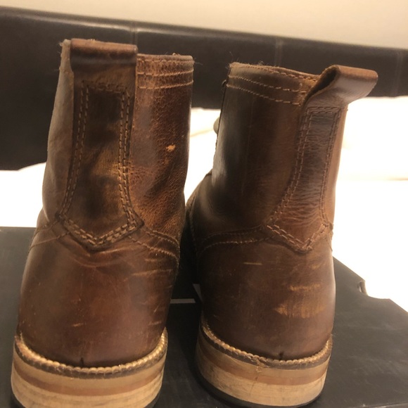 Mens brown leather boots. - Picture 8 of 8